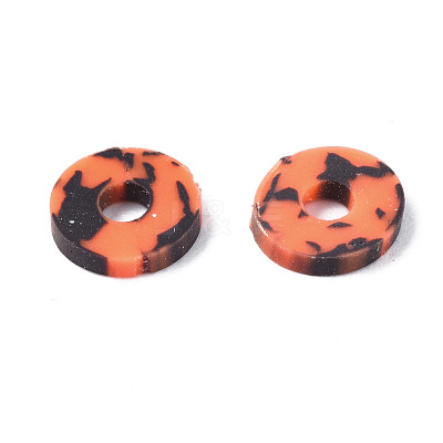 Handmade Polymer Clay Beads Strands CLAY-R089-6mm-160-1