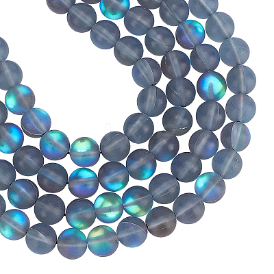 Synthetic Moonstone Beads Strands G-AR0002-40A-1