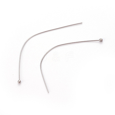 Tarnish Resistant 304 Stainless Steel Ball Head Pins STAS-E452-01P-C-1