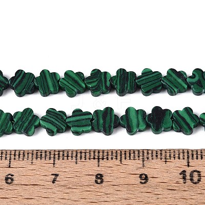 Synthetic Malachite Beads Strands G-N257-24A-06-1
