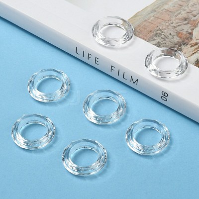 Transparent Acrylic Beads PL671Y-1-1