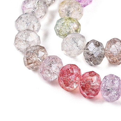 Transparent Glass Beads Strands GLAA-T023-8mm-A15-1