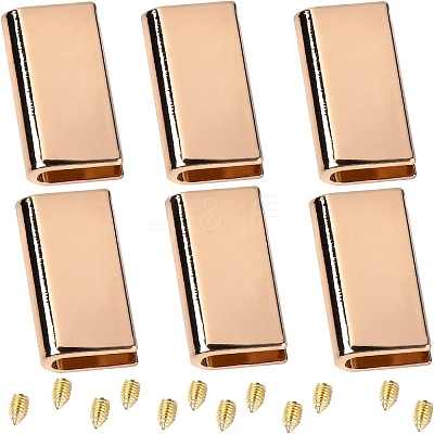 6 Sets Zinc Alloy Bag Corner Protectors FIND-GF0001-95-1
