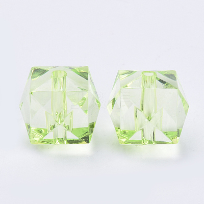 Transparent Acrylic Beads TACR-Q259-10mm-V32-1