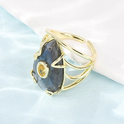Natural Labradorite Cuff Rings GG-CBA5FCC-03G-06-1