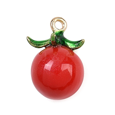 Alloy Enamel Pendants PALLOY-S059-01G-D-1