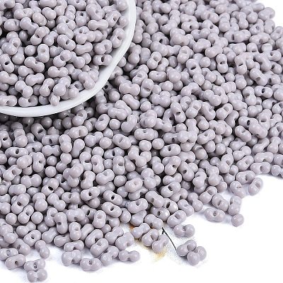 Baking Paint Glass Seed Beads SEED-K010-A04-1