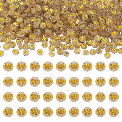 50G Luminous Transparent Acrylic Beads OACR-TAD0001-01W-1