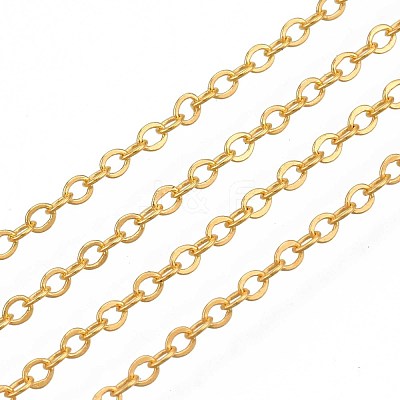 Brass Cable Chains CHC-T008-08G-1