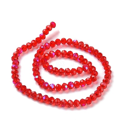 Electroplate Glass Beads Strands X-EGLA-A034-T8mm-L09-1