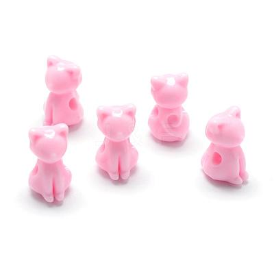 Opaque Acrylic Kitten Beads MACR-S830-02H-1