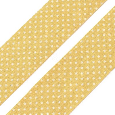 5M Cotton Linen Strar Printed Ribon OCOR-K008-01C-01-1