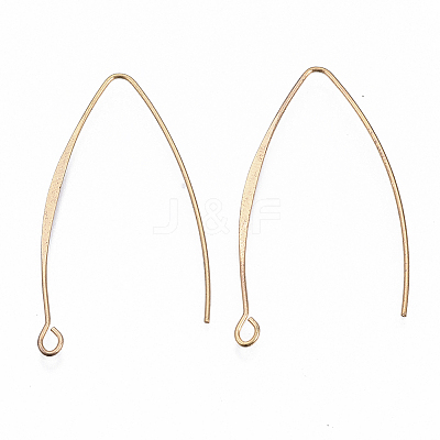 Brass Earring Hooks X-KK-N231-07-NF-1