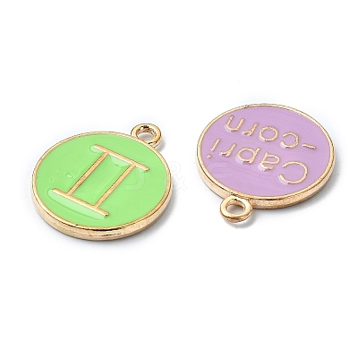(Defective Closeout Sale)Alloy Enamel Pendants ENAM-XCP0001-41A-G-1
