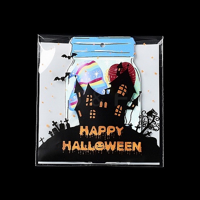 Halloween Theme Plastic Bakeware Bag OPP-Q004-02B-1