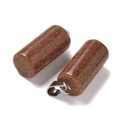 Synthetic Goldstone Pendants G-B127-17P-02-1