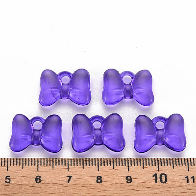 Transparent Acrylic Pendants TACR-T024-02BA-936-1