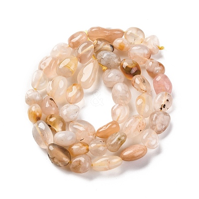 Natural Cherry Blossom Agate Beads Strands LS-G-G146-A31-01-1