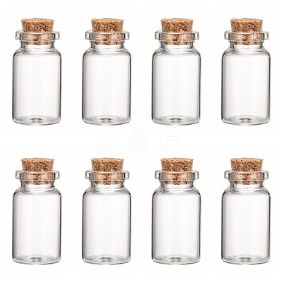 Glass Jar Glass Bottles Bead Containers AJEW-S074-02B-1
