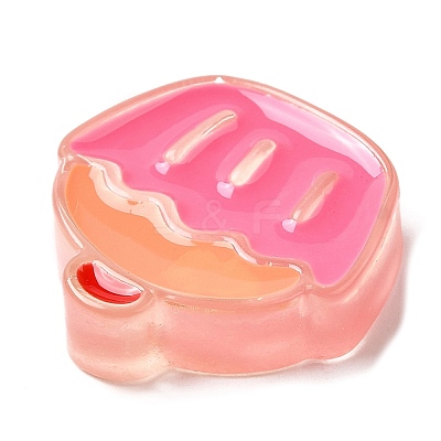 Translucent Resin Imitation Food Decoden Cabochons RESI-H147-01L-1