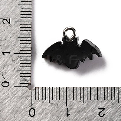 Halloween Theme Opaque Resin Pendants RESI-D075-01F-1