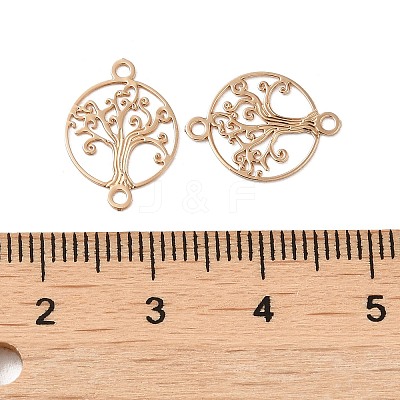 Rack Plating Brass Connector Charms KK-Q792-15LG-1