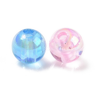 Eco-Friendly Transparent Acrylic Beads X-PL733M-1