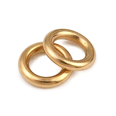 Ion Plating(IP) 304 Stainless Steel Closed Jump Rings STAS-G393-06G-05-1