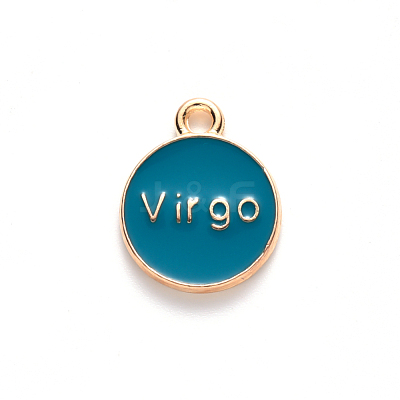 Alloy Enamel Pendants ENAM-S124-01B-05B-1