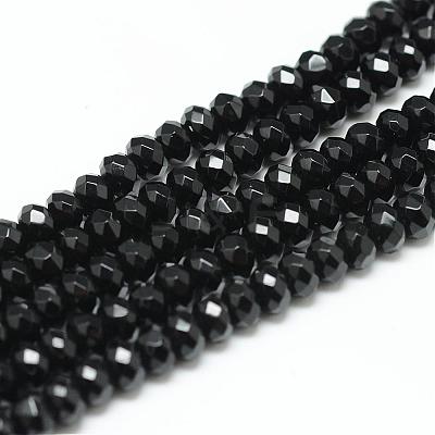 Natural White Jade Bead Strands G-R343-2x4-29-1