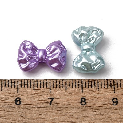 Pearlized Opaque Acrylic Beads OACR-S072-03A-1