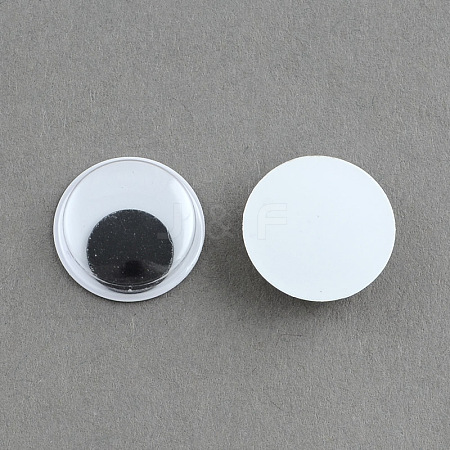 Wobbly Eye Plastic Cabochons X-KY-S002-7mm-1
