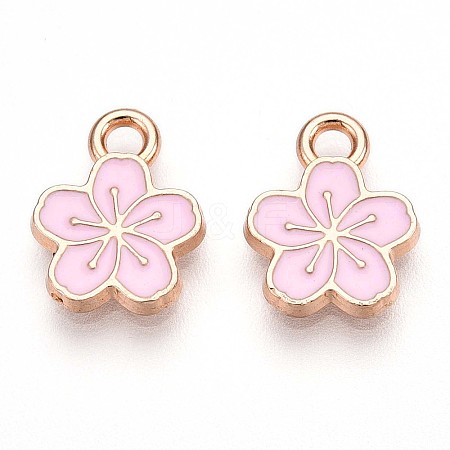 Alloy Enamel Charms ENAM-T022-07C-1