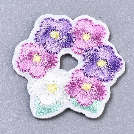 Flower Appliques DIY-S041-051B-1