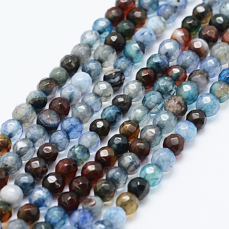 Natural Agate Beads Strands G-E469-12Q-1
