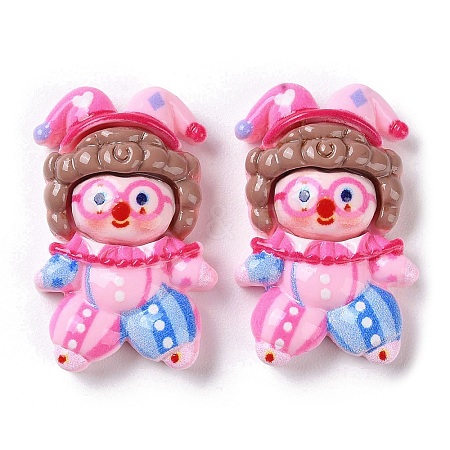 Funny Opaque Resin Cabochons RESI-Z010-01A-1