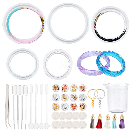 Olycraft DIY Bangle Making Kits DIY-OC0003-36-1