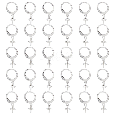 Unicraftale 30Pcs 314 Stainless Steel Leverback Earring Findings STAS-UN0037-62-1