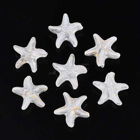 Frosted Glass Beads FGLA-T005-01L-1
