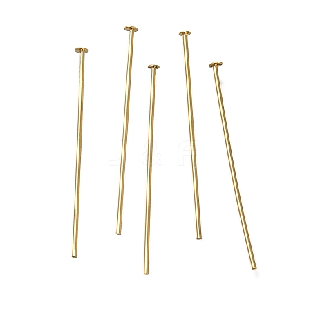 Brass Flat Head Pins KK-H502-01D-G-1