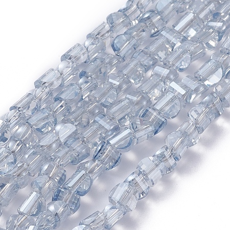 Electroplate Glass Beads Strands EGLA-L023A-PL03-1