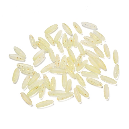 Frosted Glass Beads FGLA-L001-001B-1