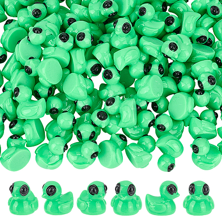 120Pcs Resin Duck Mini Model DJEW-MA0001-07-1