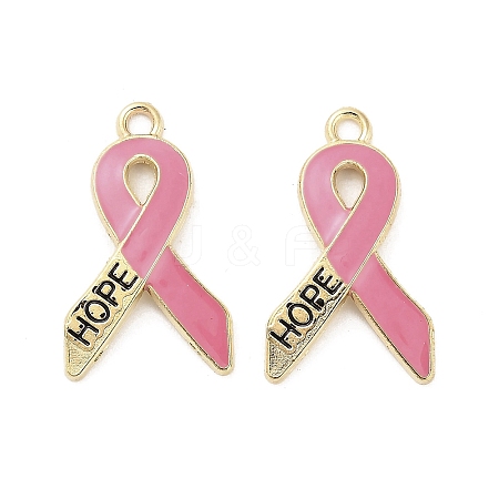 Alloy Enamel Pendants FIND-L021-01G-1