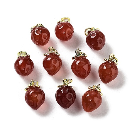 Natural Agate Pendants G-Z052-04B-1