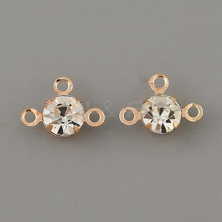 Brass Pave Clear Glass Chandelier Component Links LS-FIND-WH0152-919KCG-1