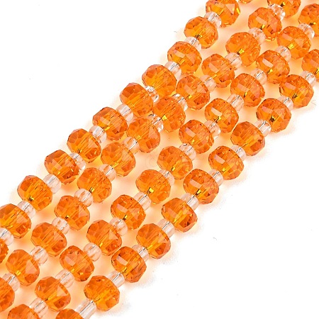 Transparent Glass Beads Strands GLAA-P076-01A-06-1