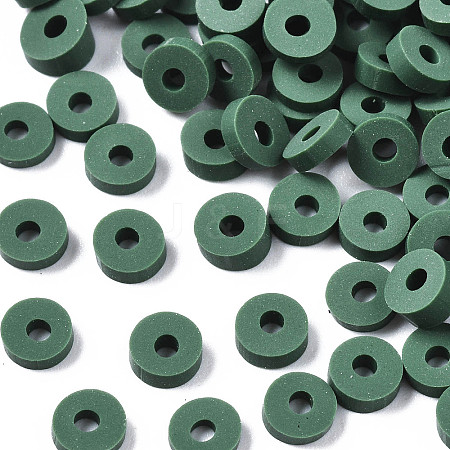 Handmade Polymer Clay Beads LS-CLAY-R067-4.0mm-B46-1