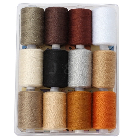 12 Colors Polyester Sewing Thread PW-WGD975A-13-1