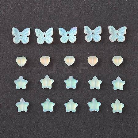 20Pcs 3 Style Electroplate Glass Beads GLAA-YW0001-90-1